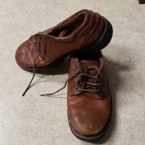 Brown dress shoes